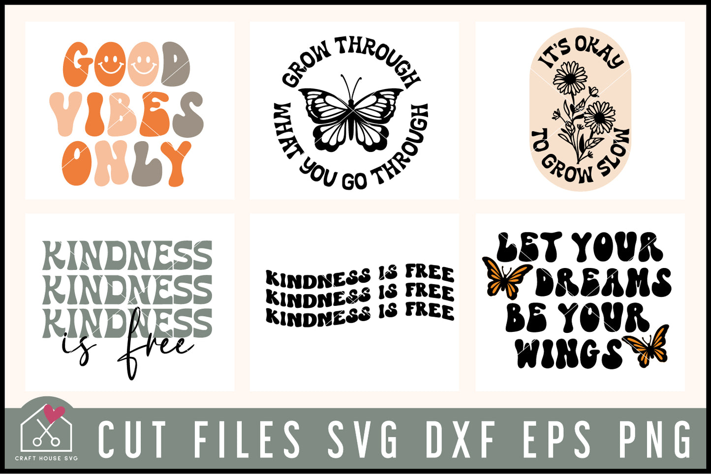 Inspirational Retro SVG Bundle