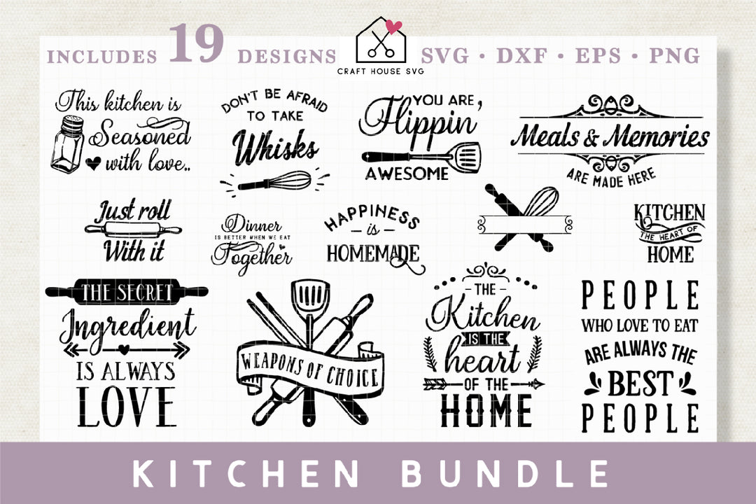 Kitchen SVG Bundle - M22