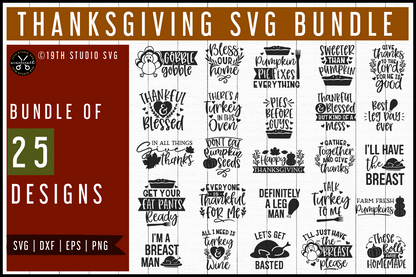 Thanksgiving SVG Bundle - Craft House SVG