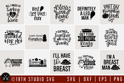 Thanksgiving SVG Bundle - Craft House SVG