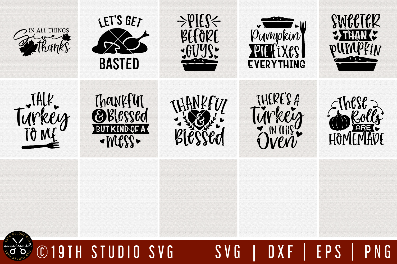 Thanksgiving SVG Bundle - Craft House SVG
