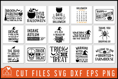 Vintage Halloween SVG Bundle