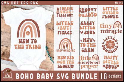 Boho Baby SVG Bundle