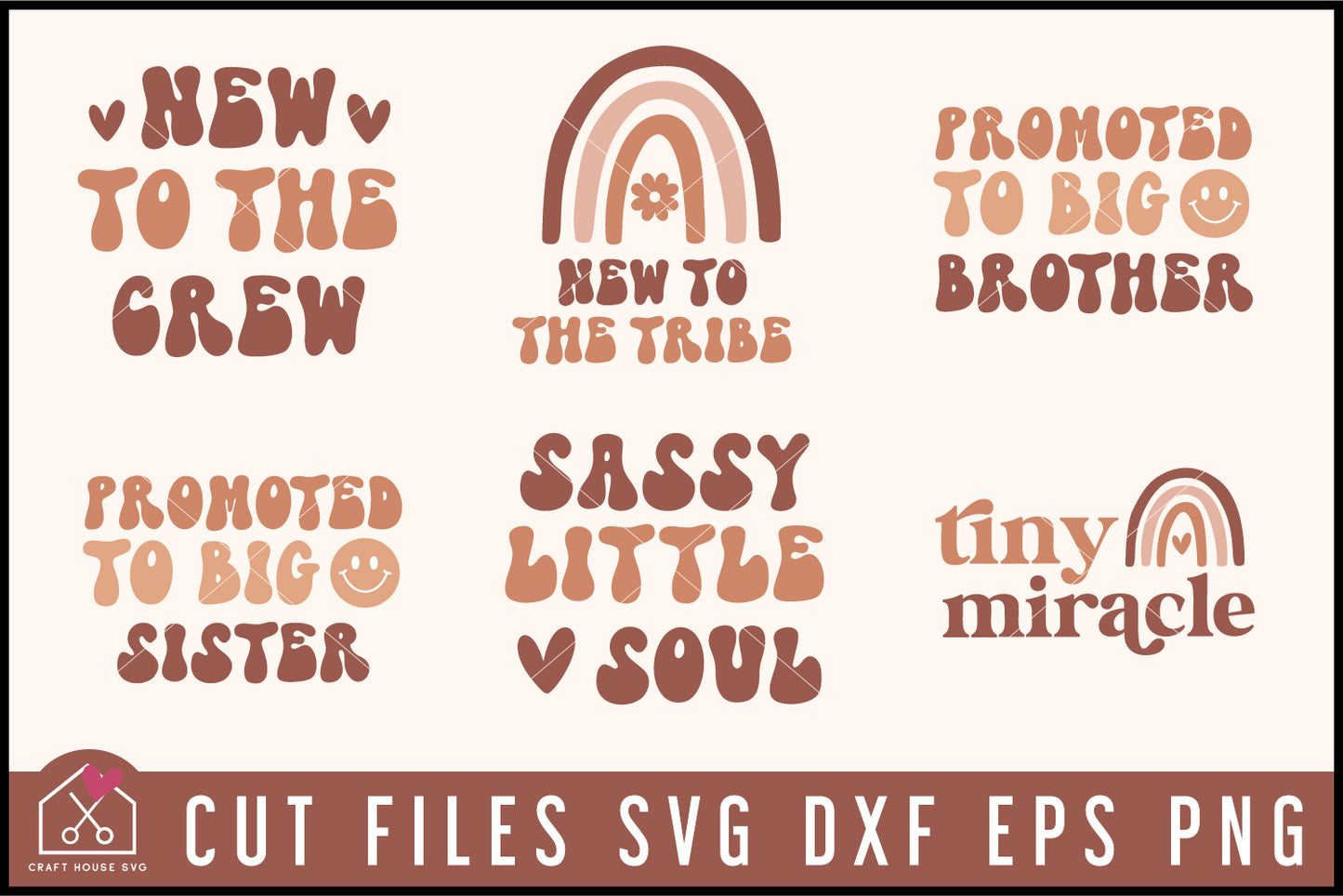 Boho Baby SVG Bundle
