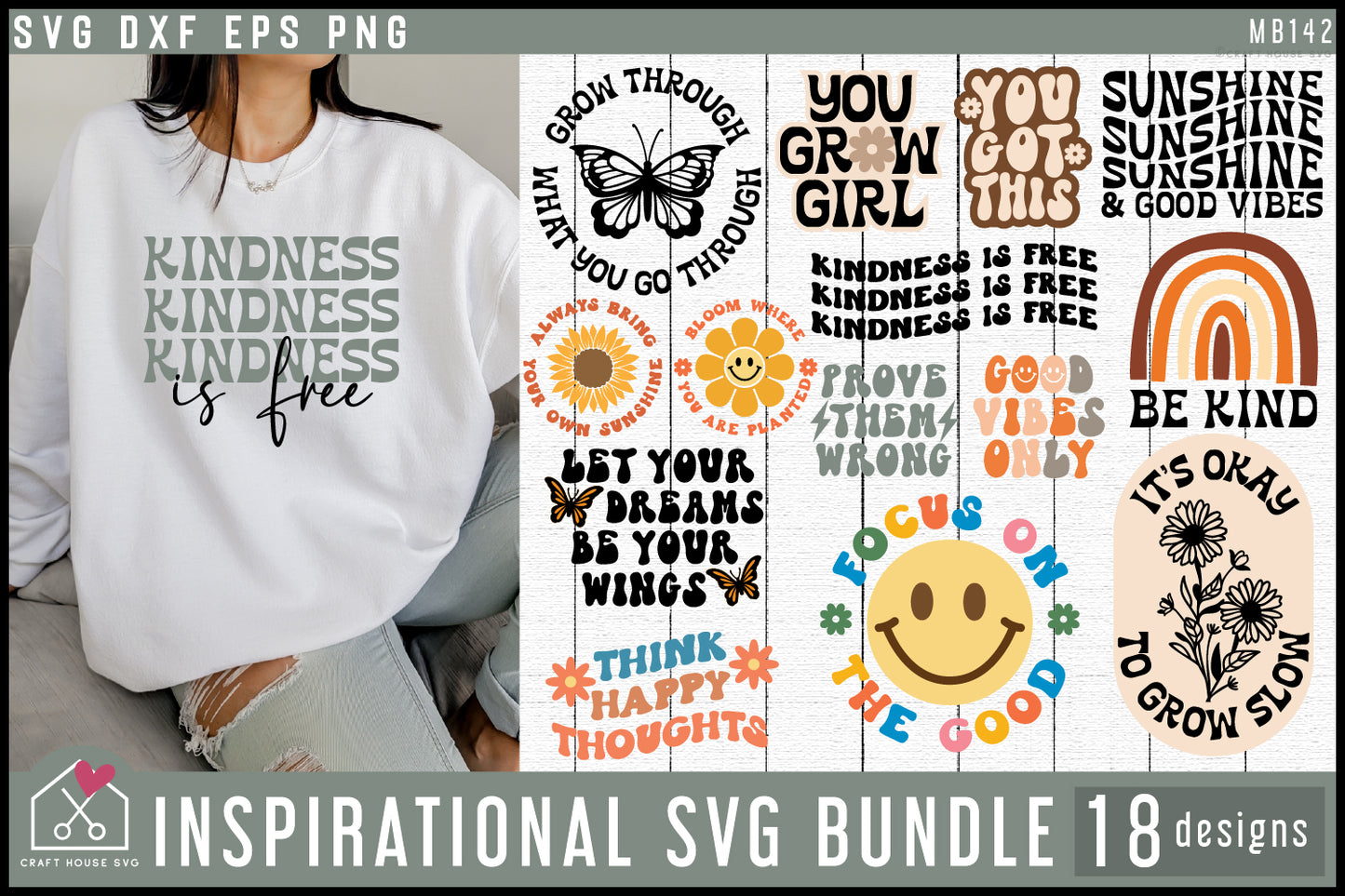Inspirational Retro SVG Bundle