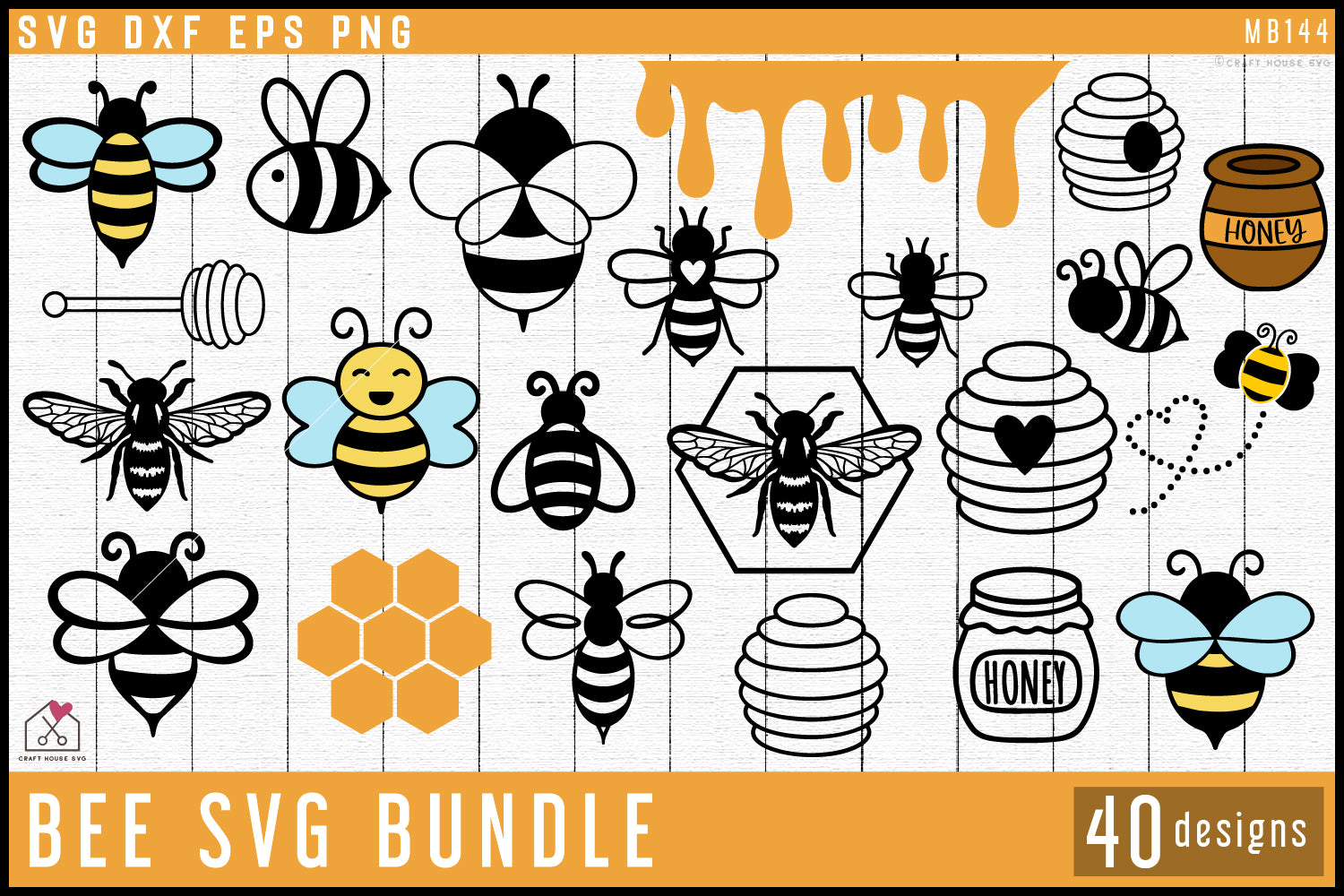 Bee SVG Bundle