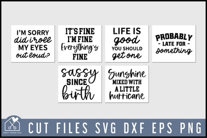Sarcastic Quotes SVG Bundle - Craft House SVG