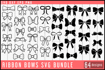 Ribbon Bows SVG Bundle