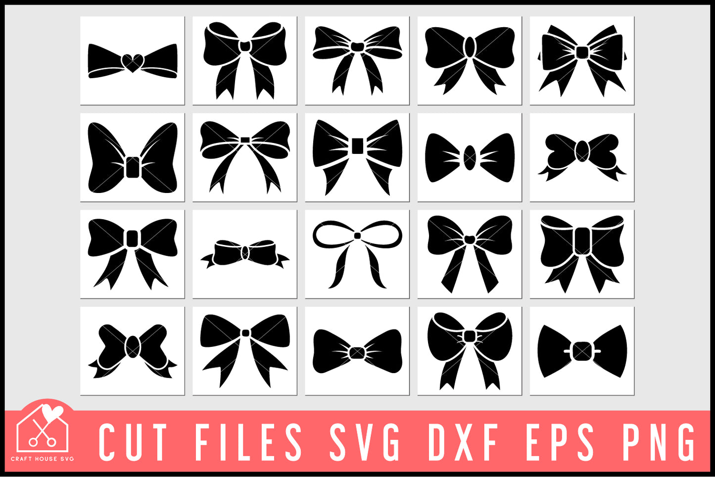 Ribbon Bows SVG Bundle