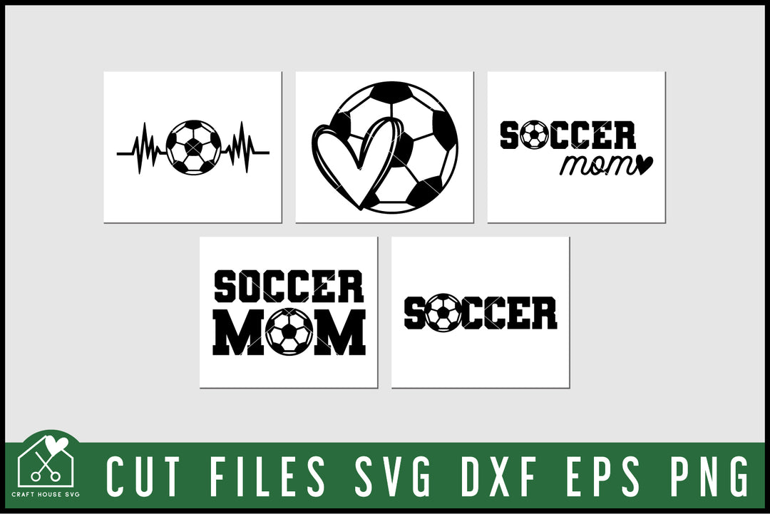 Soccer SVG Bundle Football Shirt Design Cut Files