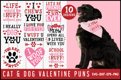 Dog Valentine's Day SVG Bundle - Craft House SVG