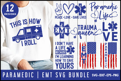 Paramedic EMS EMT SVG Bundle - Craft House SVG