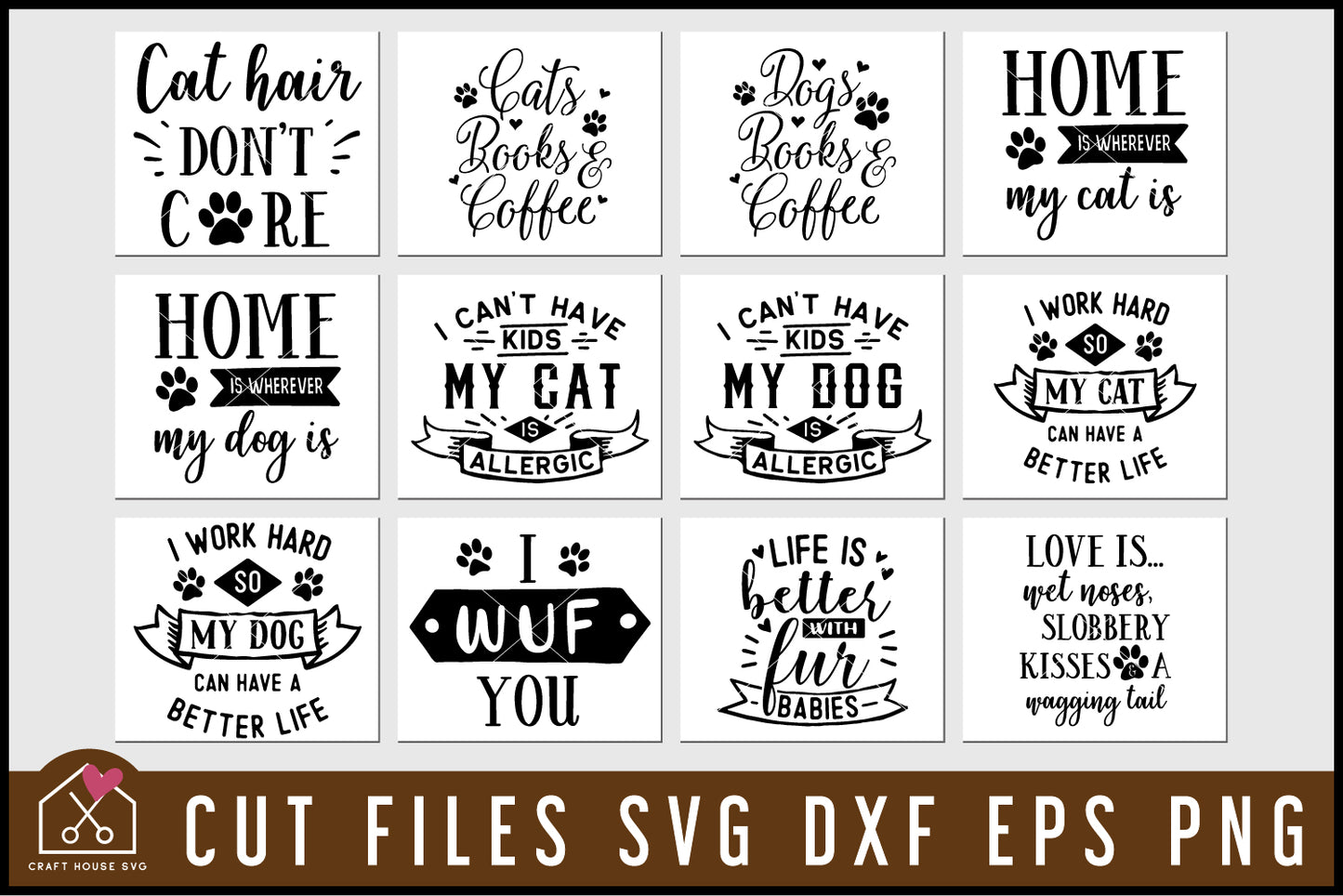 Pet SVG Bundle - Craft House SVG