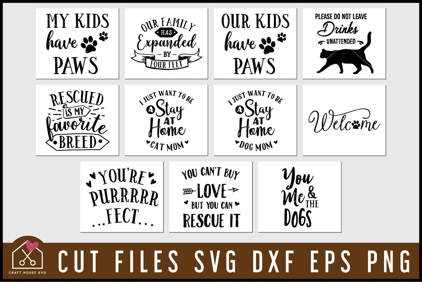 Pet SVG Bundle - Craft House SVG