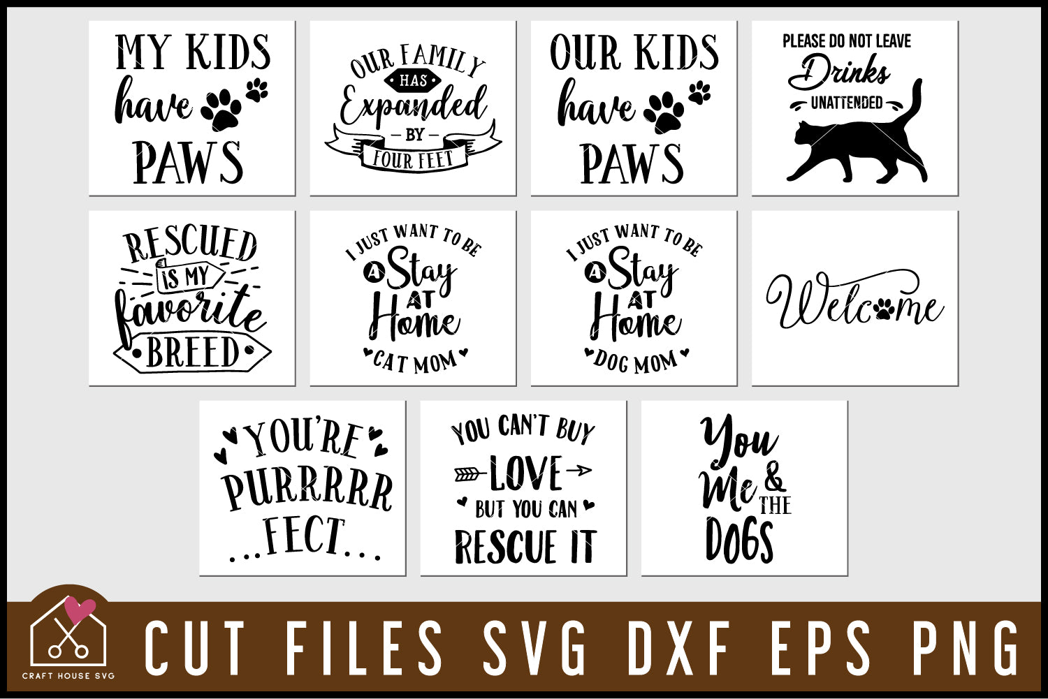 Pet SVG Bundle - Craft House SVG