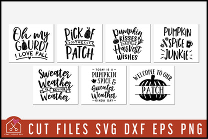 Fall Autumn SVG Bundle - Craft House SVG