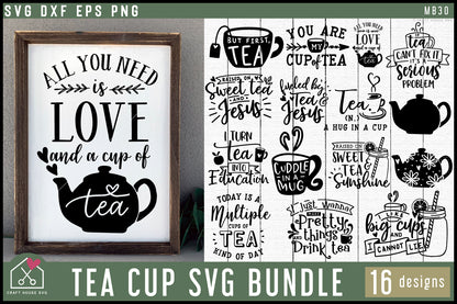 Tea SVG Bundle - Craft House SVG