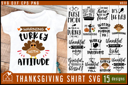 Thanksgiving Shirt Designs SVG Bundle - Craft House SVG
