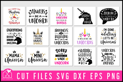 Unicorn SVG Bundle - Craft House SVG