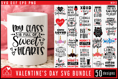 Valentine's Day SVG Bundle - 50 Designs - Craft House SVG