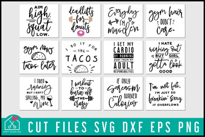 Gym SVG Bundle - Craft House SVG