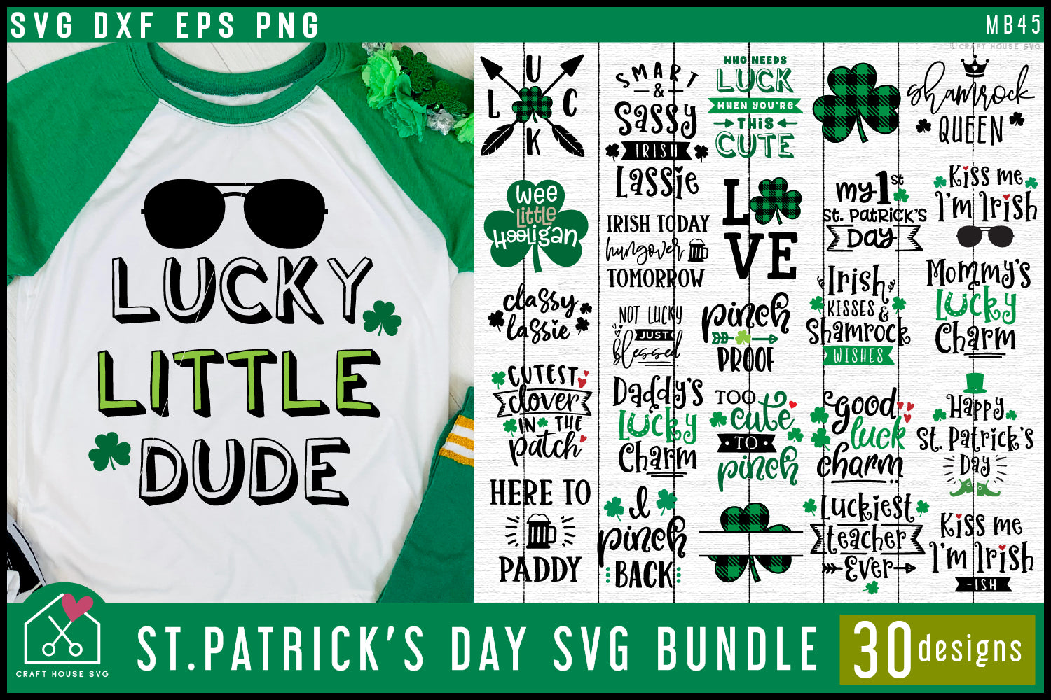 St. Patrick's Day SVG Bundle - Craft House SVG
