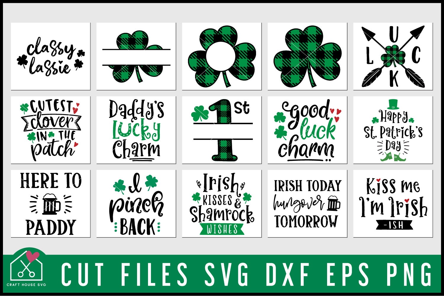 St. Patrick's Day SVG Bundle - Craft House SVG