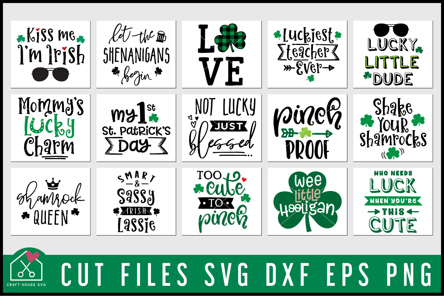 St. Patrick's Day SVG Bundle - Craft House SVG