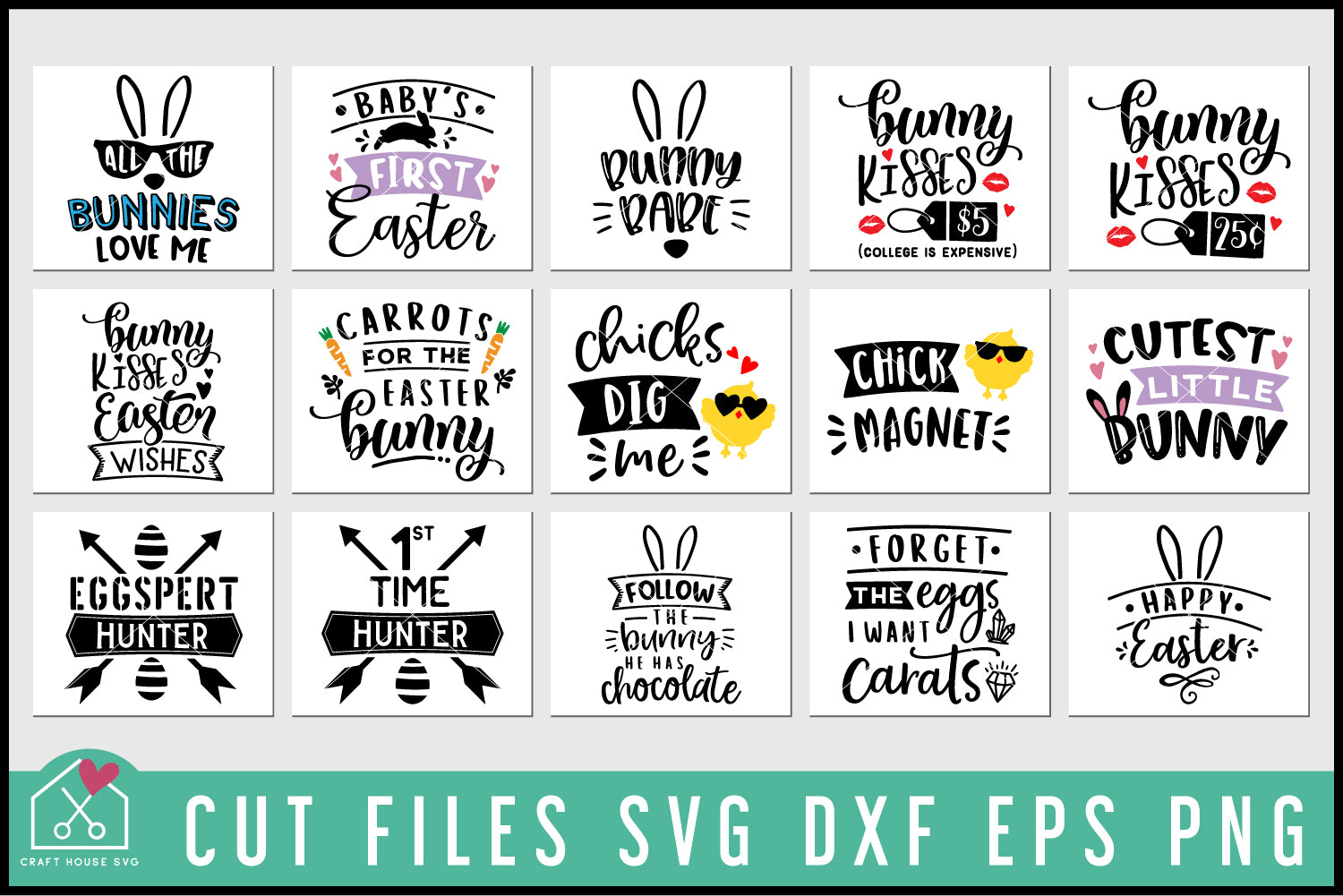 Easter SVG Bundle - Craft House SVG