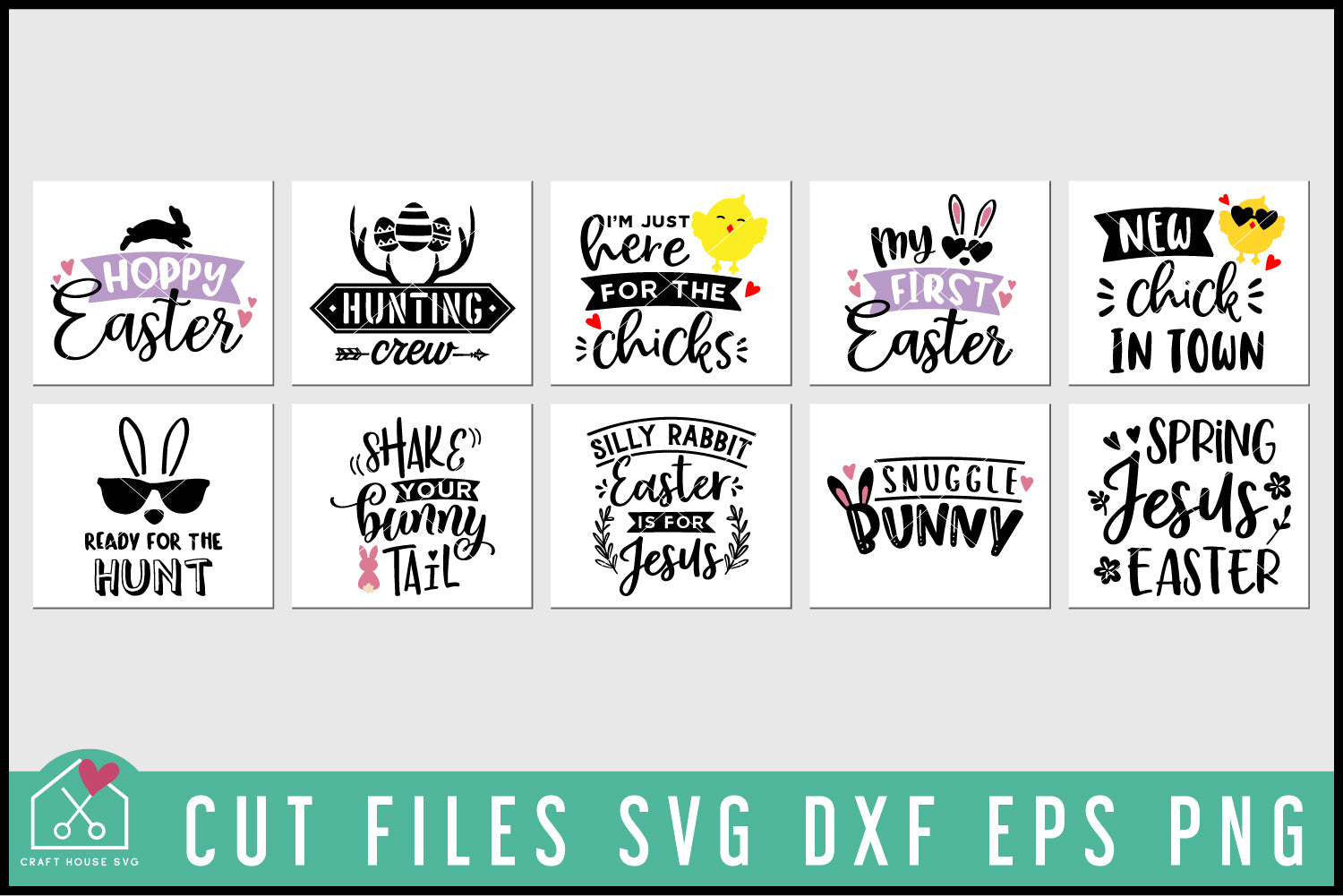 Easter SVG Bundle - Craft House SVG