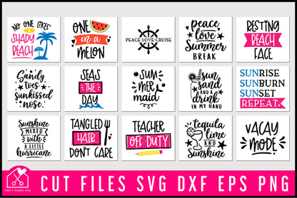 Summer SVG Bundle - Craft House SVG