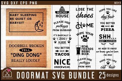 Doormat SVG Bundle - Craft House SVG