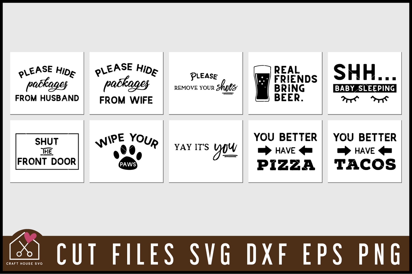 Doormat SVG Bundle - Craft House SVG