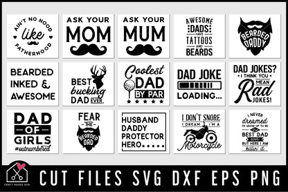 Dad Shirt SVG Bundle - Craft House SVG