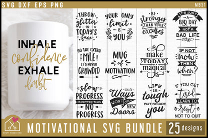 Motivational SVG Bundle - Craft House SVG