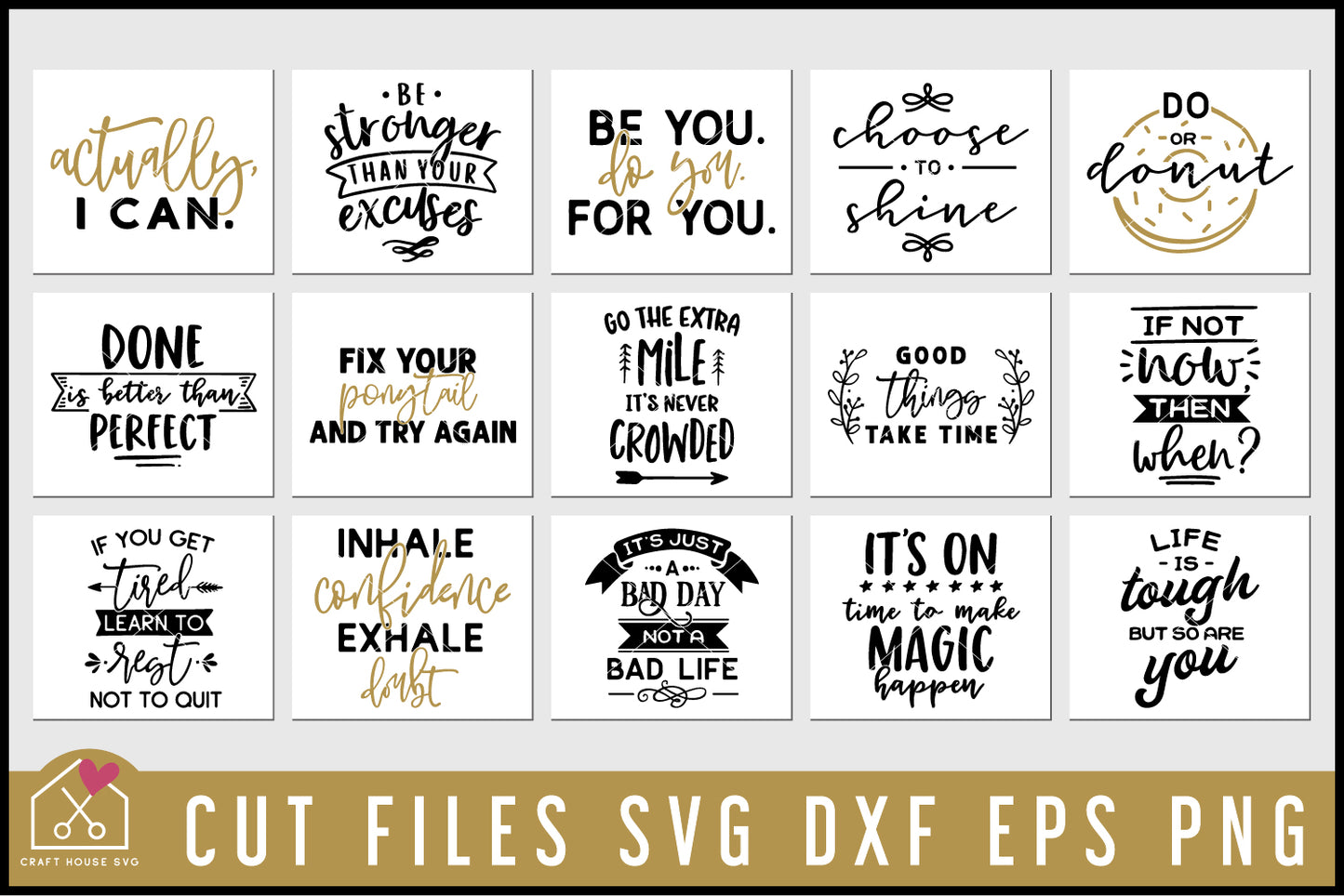 Motivational SVG Bundle
