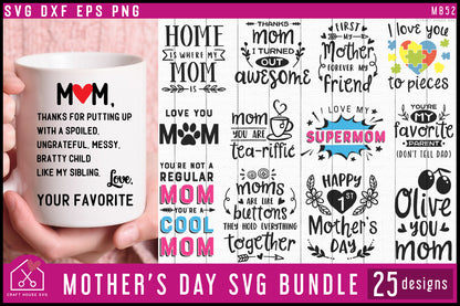 Mother's Day SVG Bundle - Craft House SVG