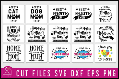 Mother's Day SVG Bundle - Craft House SVG