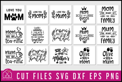 Mother's Day SVG Bundle - Craft House SVG