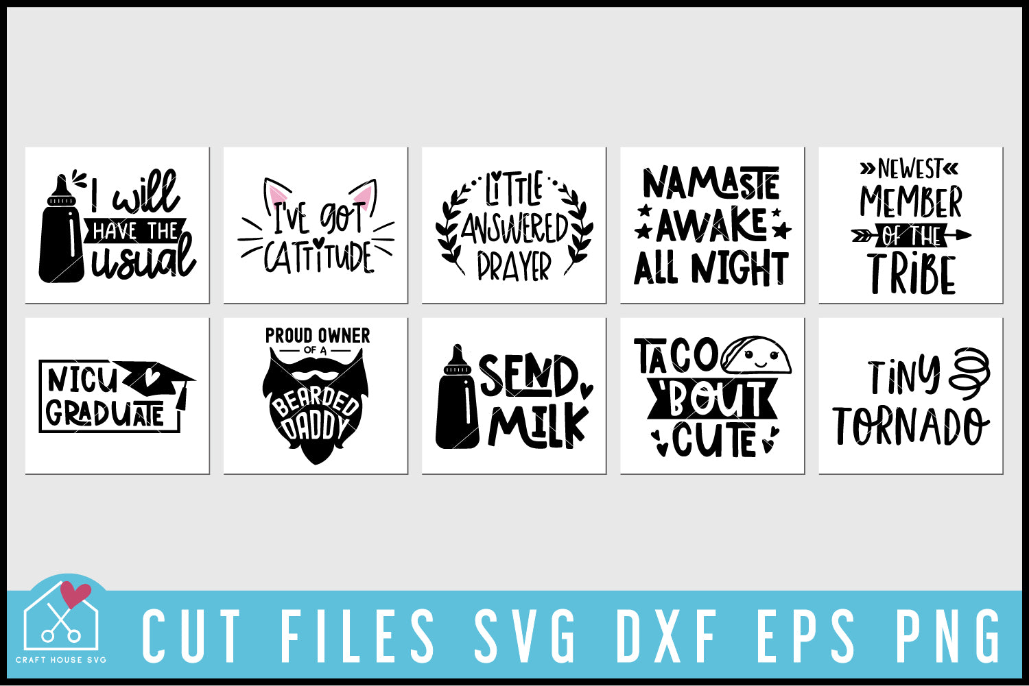 Baby SVG Bundle - Craft House SVG