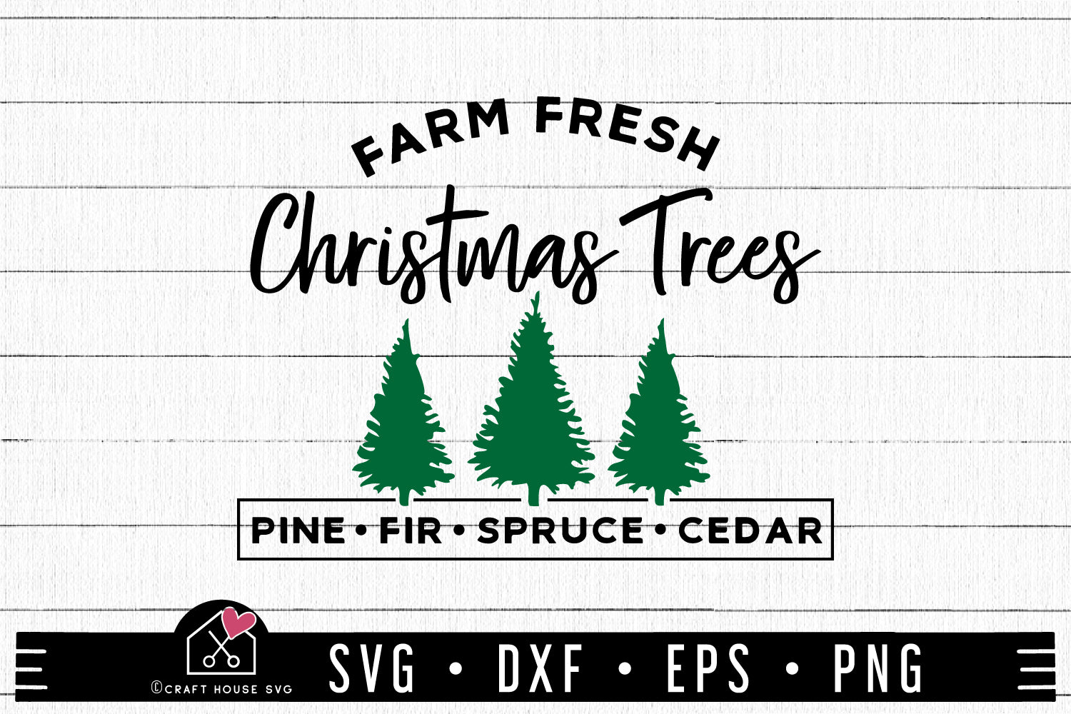 Farm Fresh Christmas Trees SVG Christmas SVG | MF56