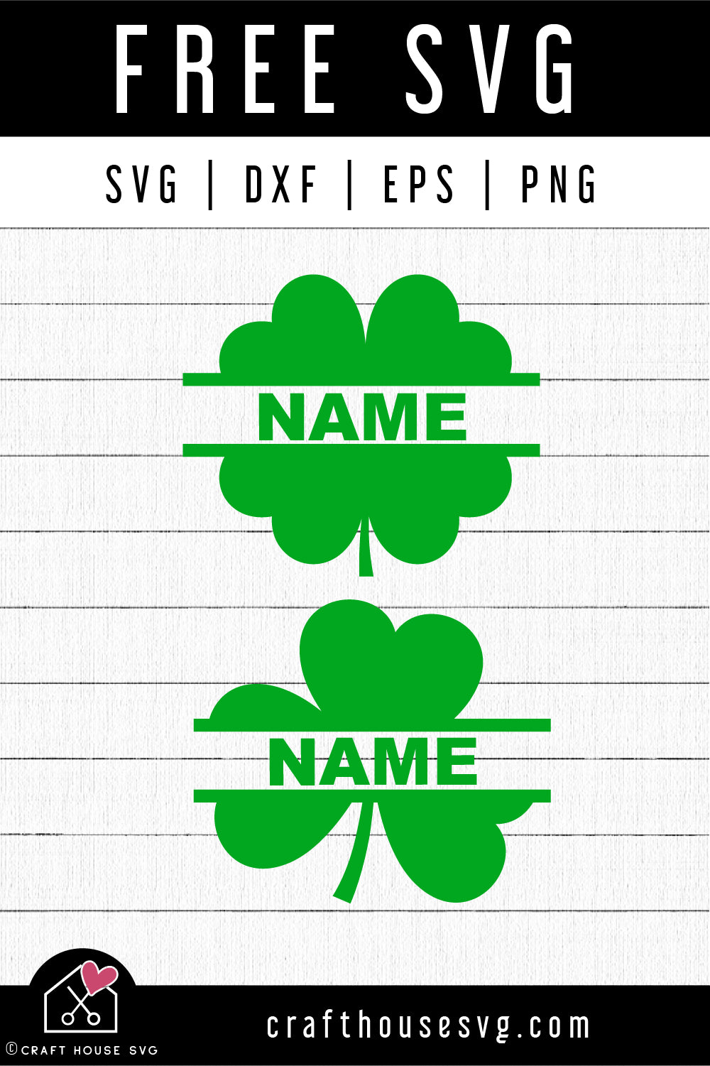 FREE Clover SVG St. Patricks Day Cut File | FB444