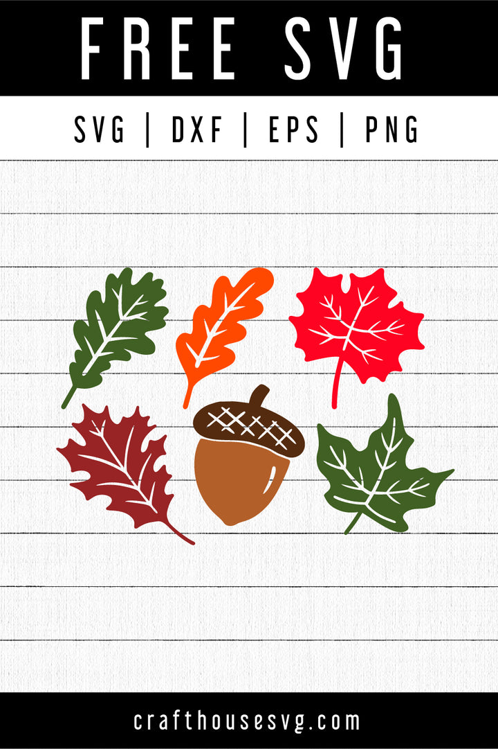 FREE Fall leaves SVG | FB151