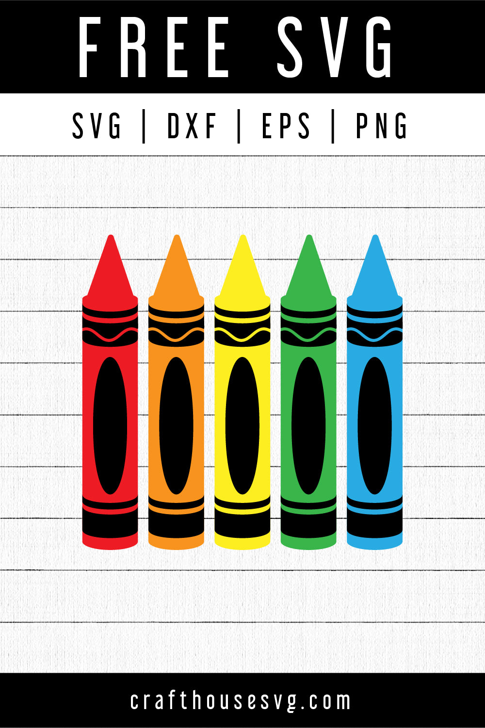 FREE Crayons SVG | FB152