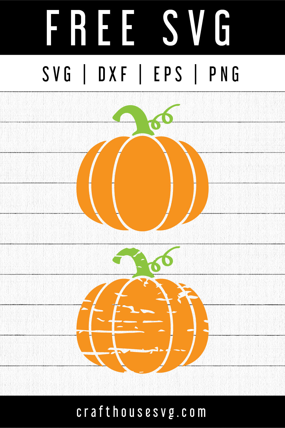 FREE Pumpkin Distressed Pumpkin SVG | FB156 - Craft House SVG