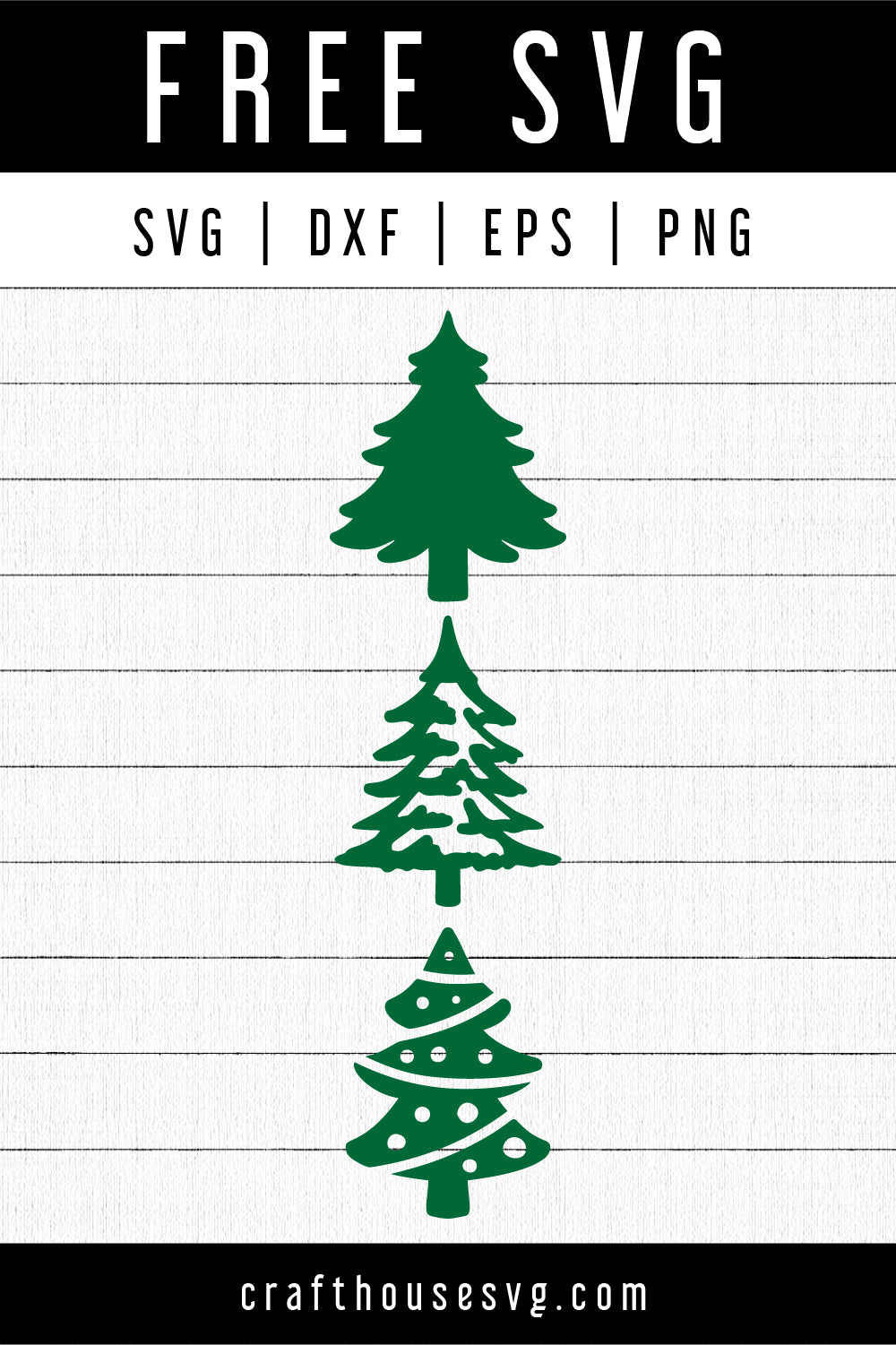 FREE Christmas Tree SVG | FB163 - Craft House SVG