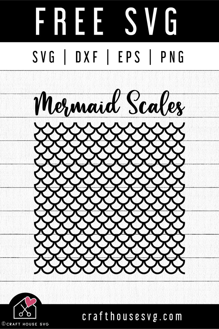 FREE Mermaid Scale SVG | FB241