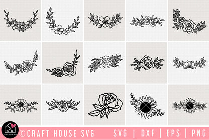 Flowers SVG Bundle - Craft House SVG
