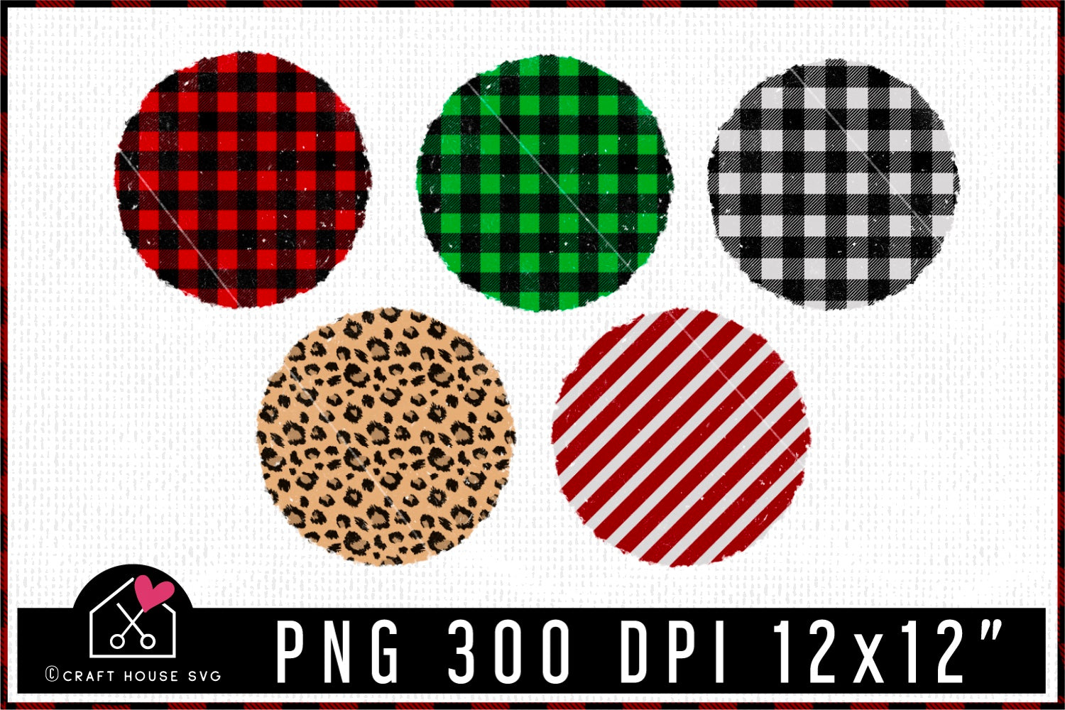 Christmas Sublimation Background Bundle PNG | SB2 - Craft House SVG