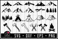 Mountain Bundle - SVG DXF EPS PNG | VB45 - Craft House SVG
